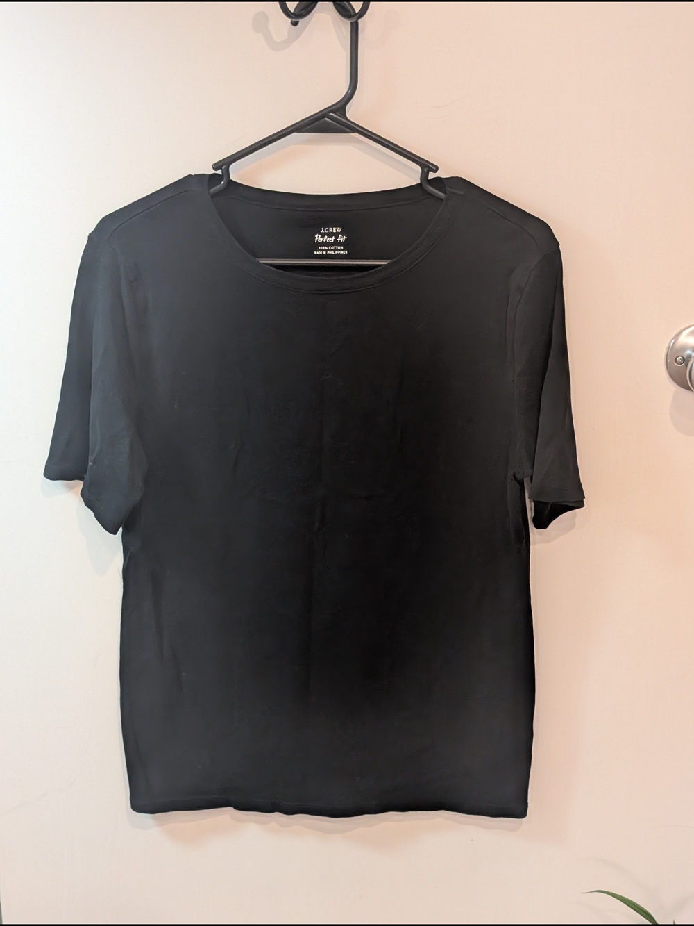 J. Crew Black Short Sleeve Crewneck Tee